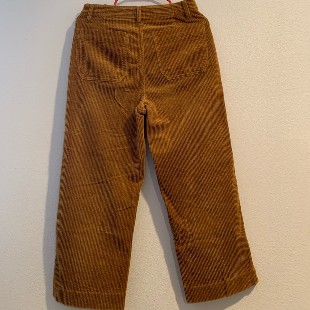 Madewell Wide Leg Corduroy Pants in Brown - Picture 2 of 2